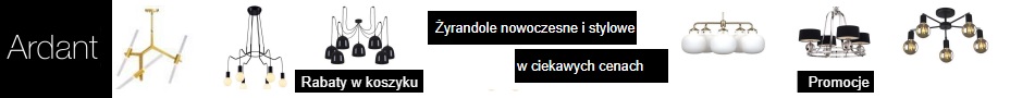 Żyrandole nowoczesne - modne i designerskie Ardant